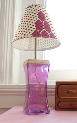 Pink Vase Lamp